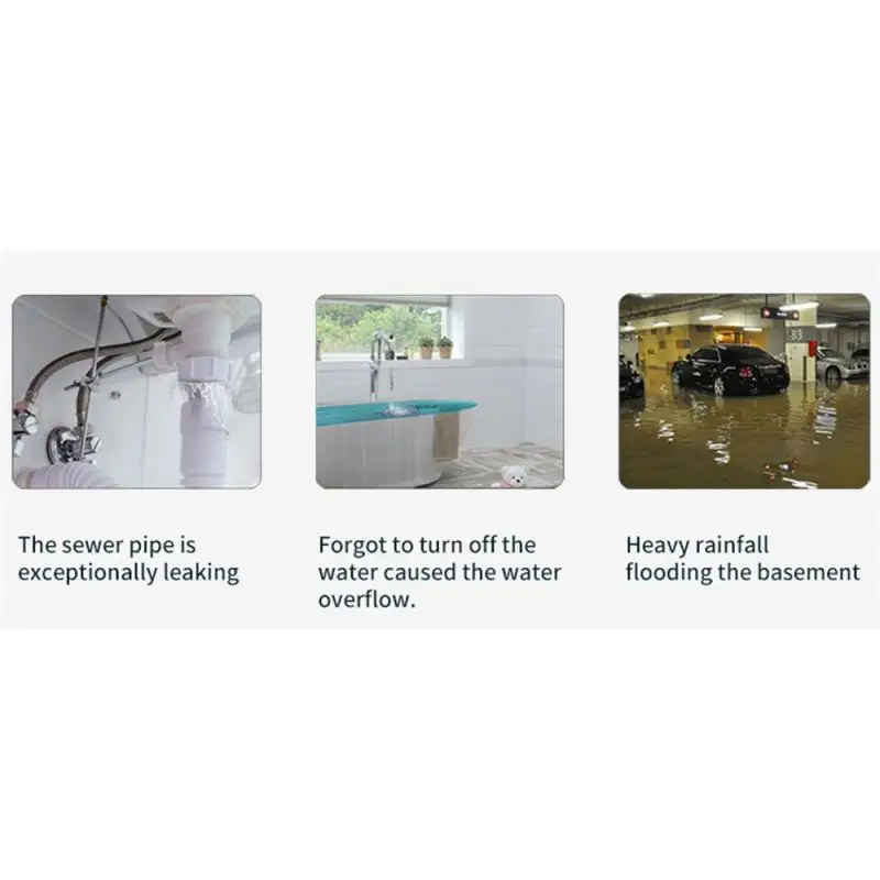 Zigbee 3.0 Tuya Smart Flood Detector Water Leakage Alarm Water Level Alarm Home Overflow Alarm Work With Alexa Home