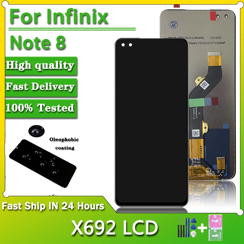 

High Quality LCD For Infinix Note 8 Screen Display Assembly Digitizer Touch Screen For Infinix Note8 X692 Replacement Parts