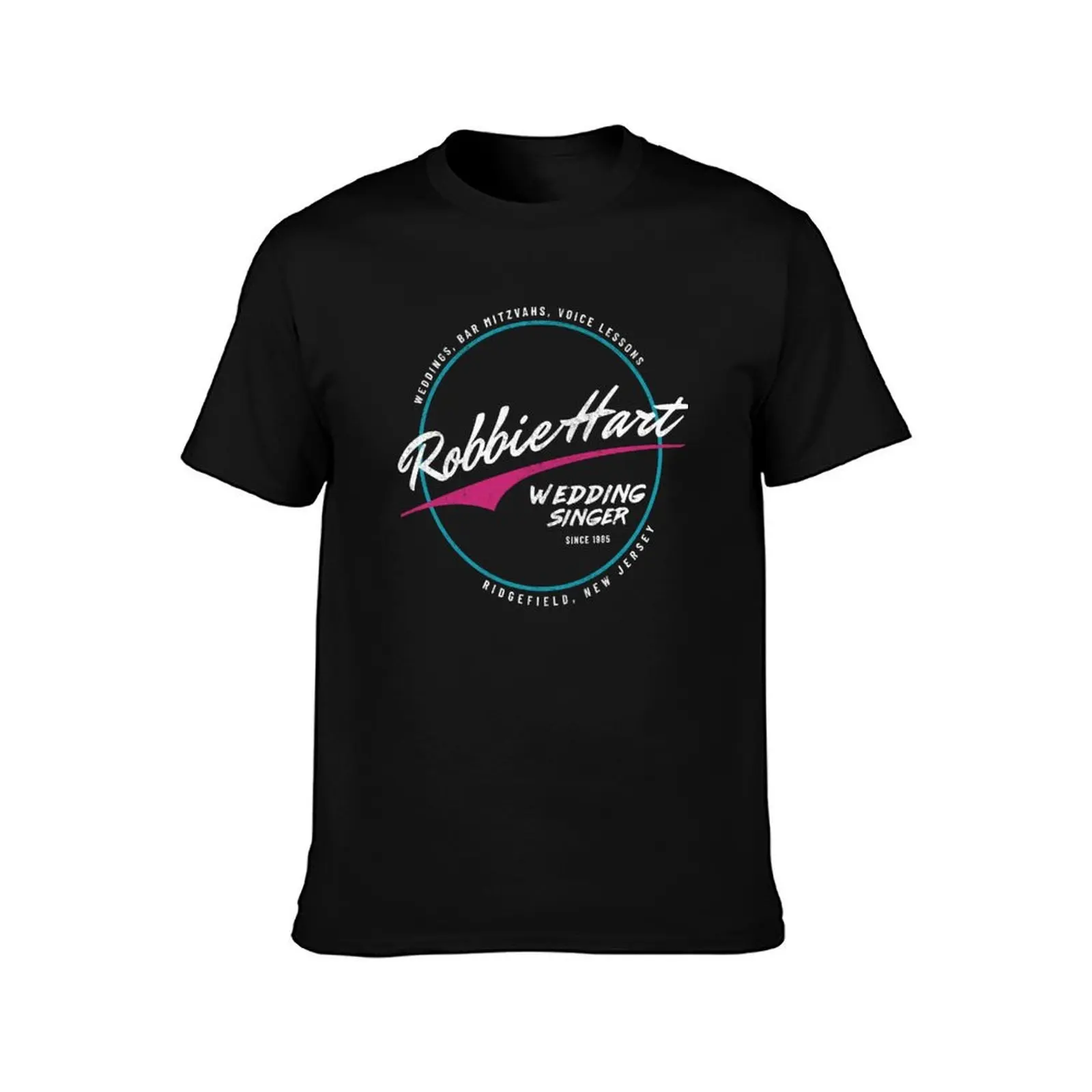 Robbie Hart - Wedding Singer since 1985 - vintage logo T-Shirt Large Size Casual Tee Shirt T-Shirt