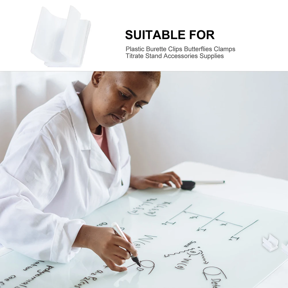 250 Pcs Multifunction Pen Clip Buckle Office School Whiteboard Clamp Plastic Pencil