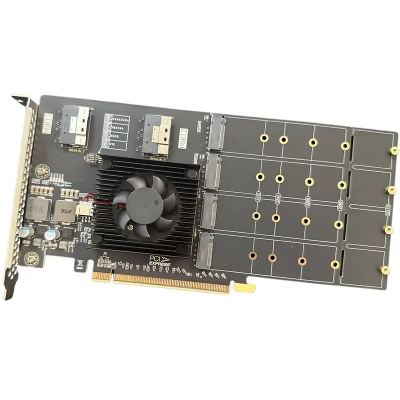 Reliable-Graphics Hardware Expansion Module Pcie Extension Card Adapter PLX8749 High Speed Non-Split Converter For PC U. 2 SSD,G