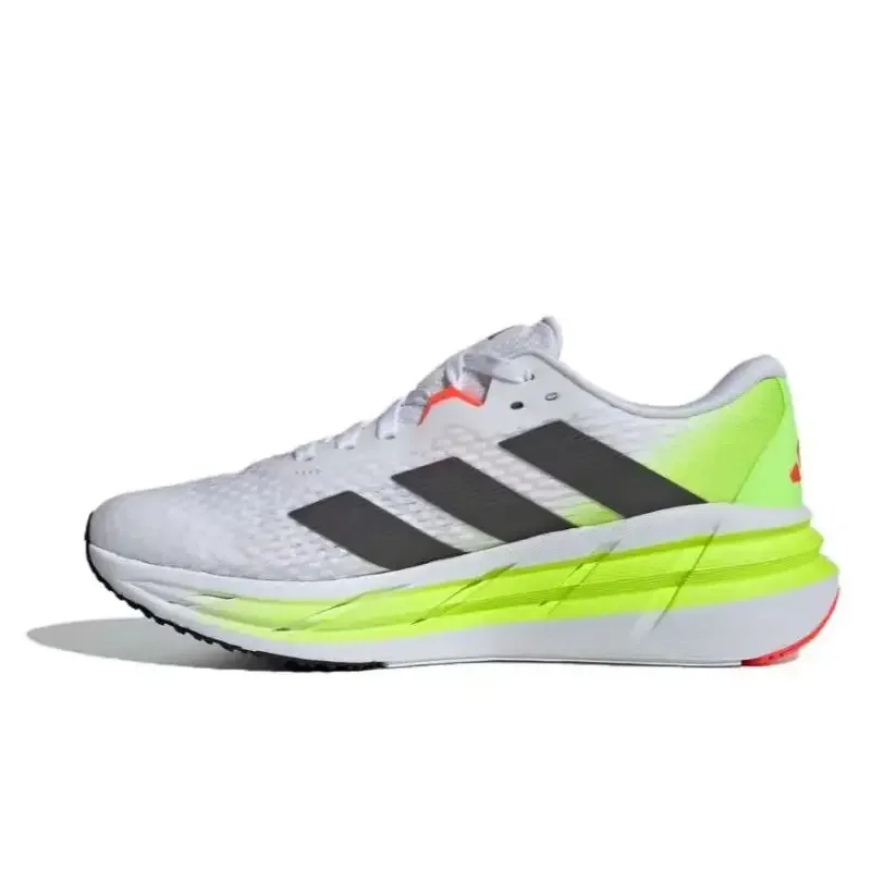 Adidas Originals Adistar 3 White Green Cushioned Non-slip Men Women Running Shoes Outdoor Casual Sneakers IE8222