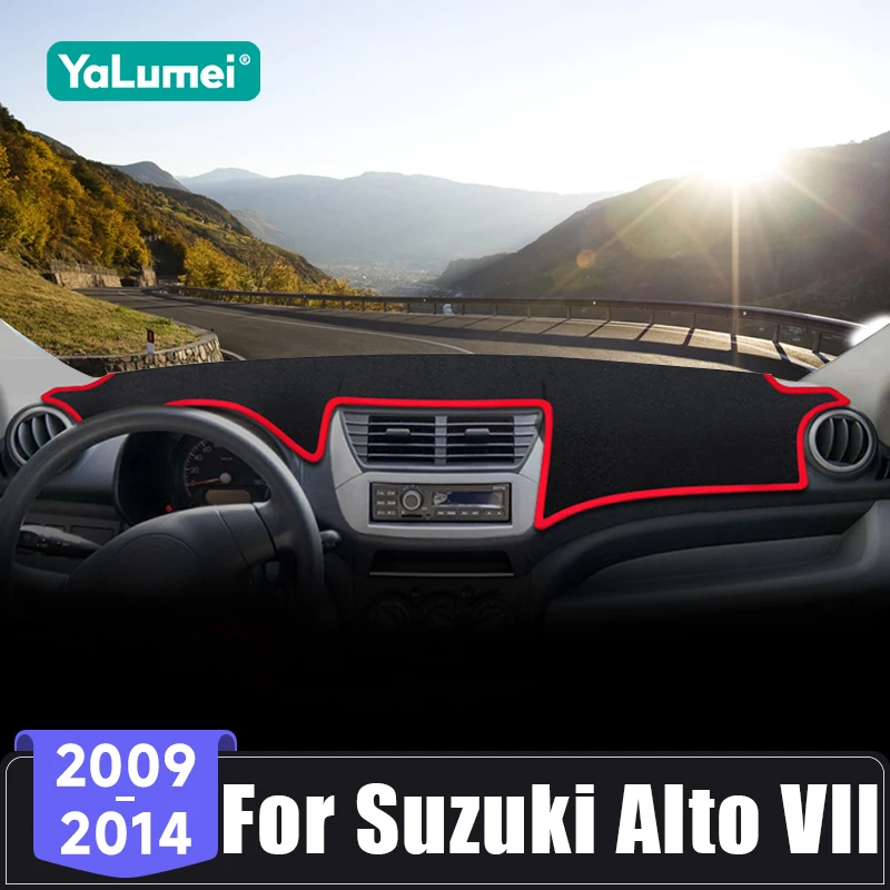 Für Suzuki Alto VII 2009 2010 2011 2012 2013 2014 Auto Dashboard Abdeckung Anti-Uv Pads Instrument Panel Vermeiden Licht matten Zubehör