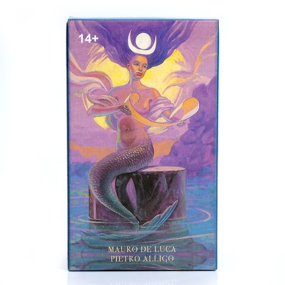 10.5*6.2 سنتيمتر التارو من حوريات البحر مخلوقات جميلة وحسية لديها سحر غامض 78 قطعة بطاقات نظام انتظار متسابق