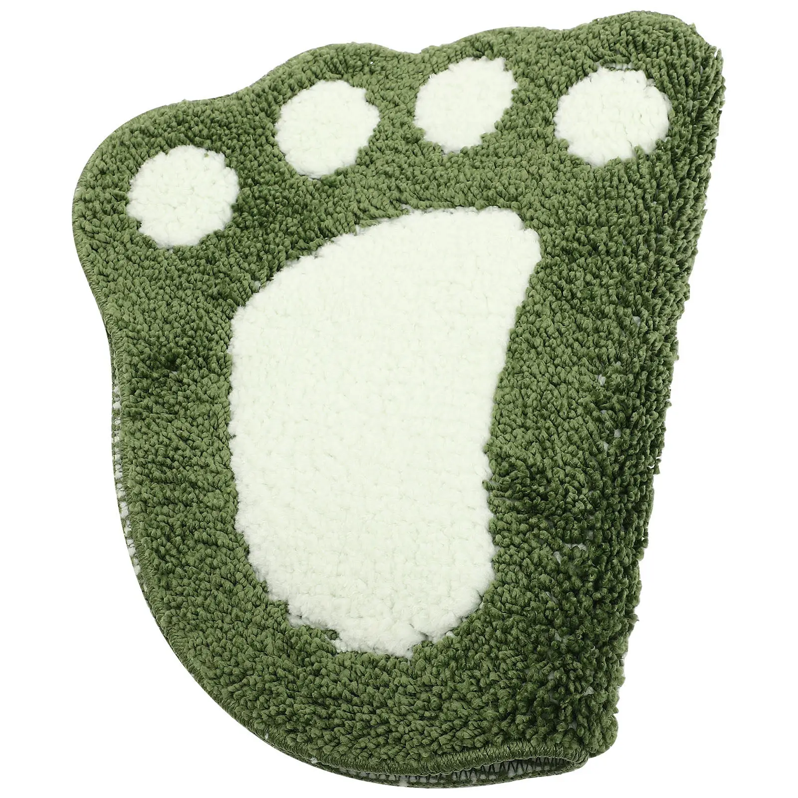 

Fun Footprint Pattern Waterproof Anti-Skid Floor Mat for Bathroom Bedroom Decorative Carpet Modern Ground Mat Easy Clean Home