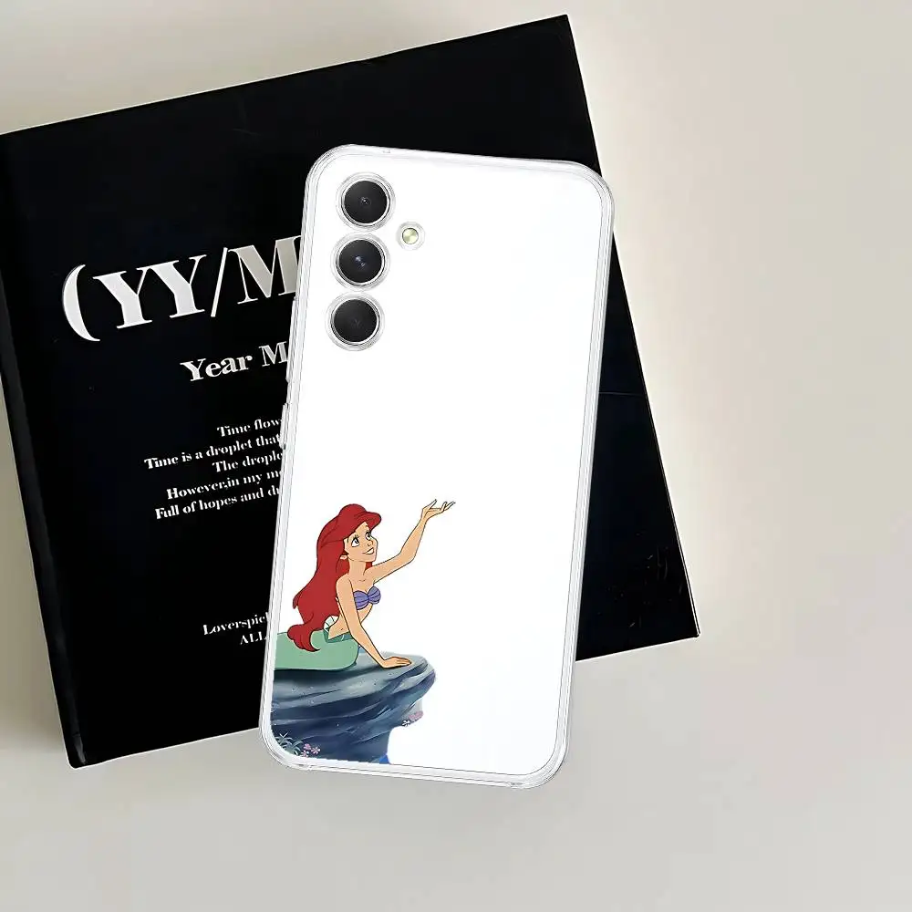 Cute Ariel The M-MermaidS Phone Case For Samsung Galaxy A52 A12 A51 S21 Edge S22ULTRA S23 S24 S25LITE Plus Transparent Cover view 5