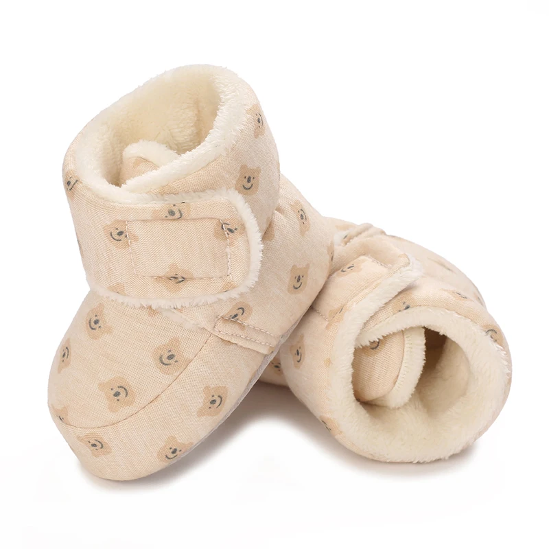 Winter Baby Stiefel Cartoon Weiche Sohle Anti-Slip Warme Kleinkind Schuhe Jungen Mädchen Nettes Kind Walking Booties" ​ ​ – Detail 7