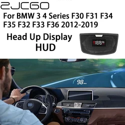 ZJCGO Auto HUD Display Car Projector Alarm Head Up Display Speedometer Windshield for BMW 3 4 Series F30 F31 F34 F35 F32 F33 F36