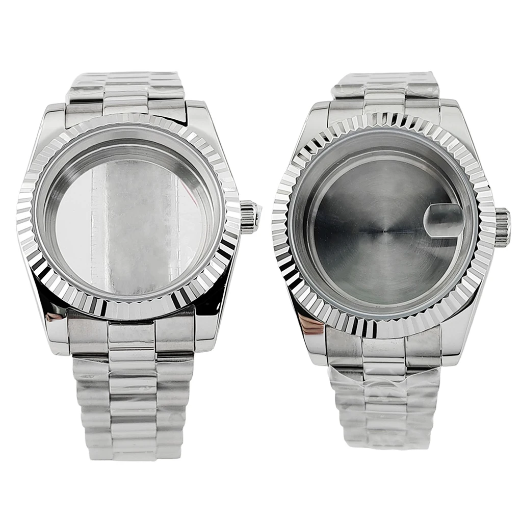 

Watch Case 36mm 39mm Sapphire Glass For NH35 NH36 ETA2836 Miyota8215 8205 821A ETA2824 PT5000 ST2130 Watches Automatic Movement