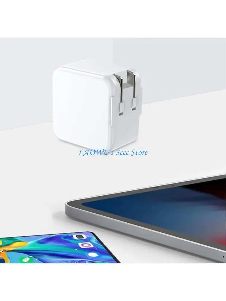 

Y8AD USB Wall 3.1A USB Wall Plug Fast Block Box Brick for Phone