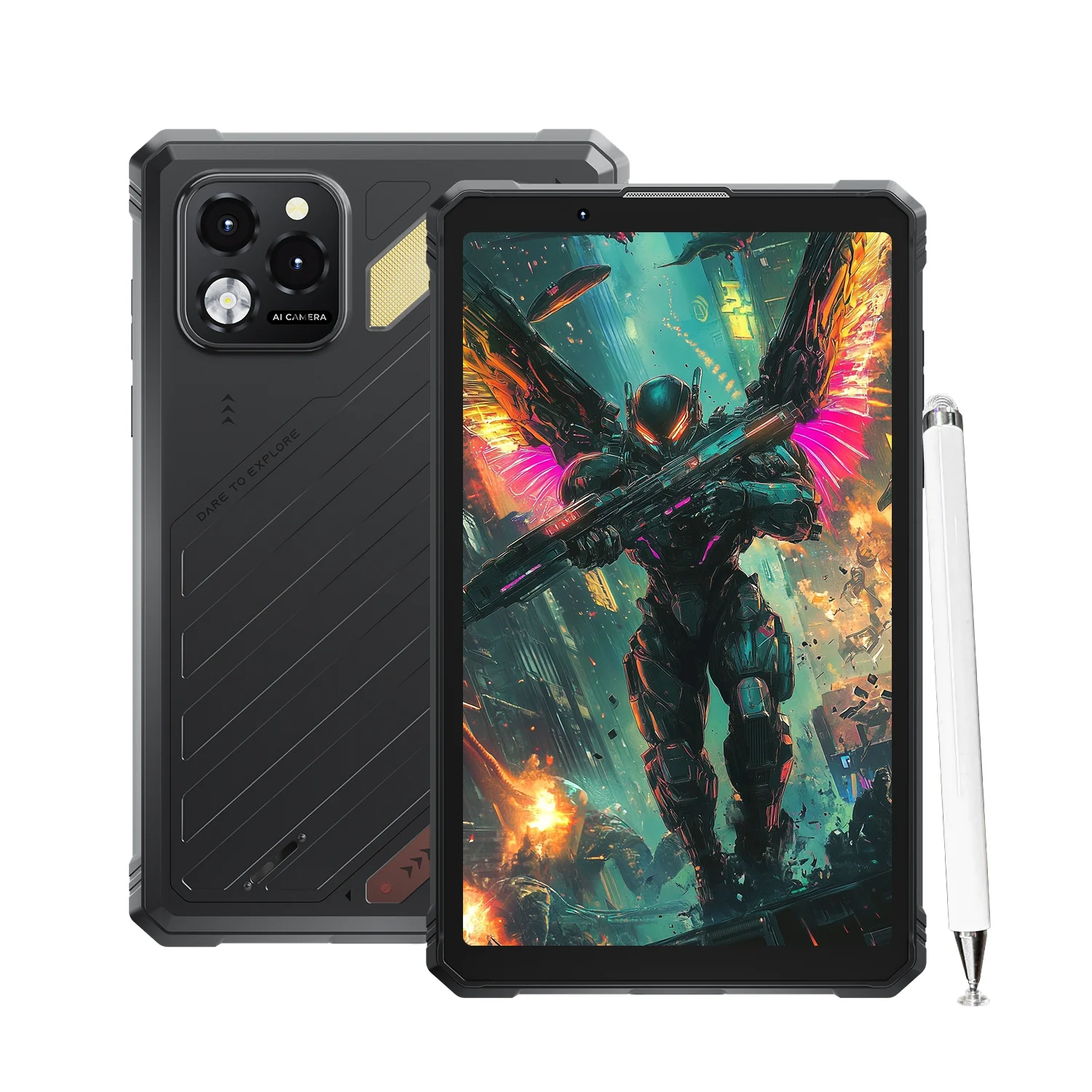 HOTWAV R11 Pro Rugged Tablet 10150mAh Massive Battery Android 16 Pad 8.7'' HD 120Hz 8GB 256GB Tablet PC With Stylus Pen
