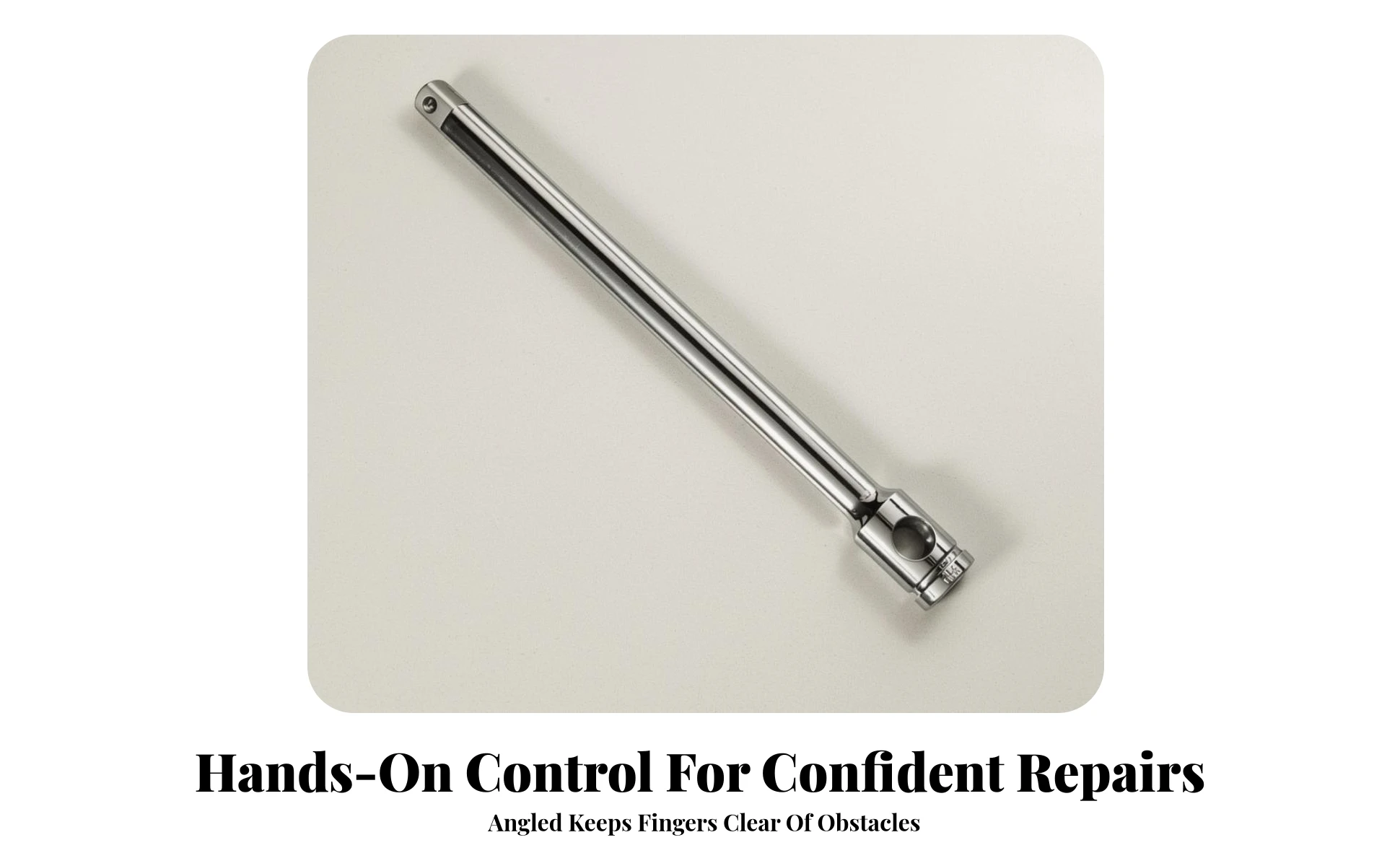 Socket Drive Bar Heavy-Duty Extension Bar with Knurled Grip Hand Tool Tight Confined Areas Mirror-Polished for Mechanics Socket Drive Bar Heavy-Duty Extension Bar with Knurled Grip Hand Tool Tight Confined Areas Mirror-Polished for Mechanics