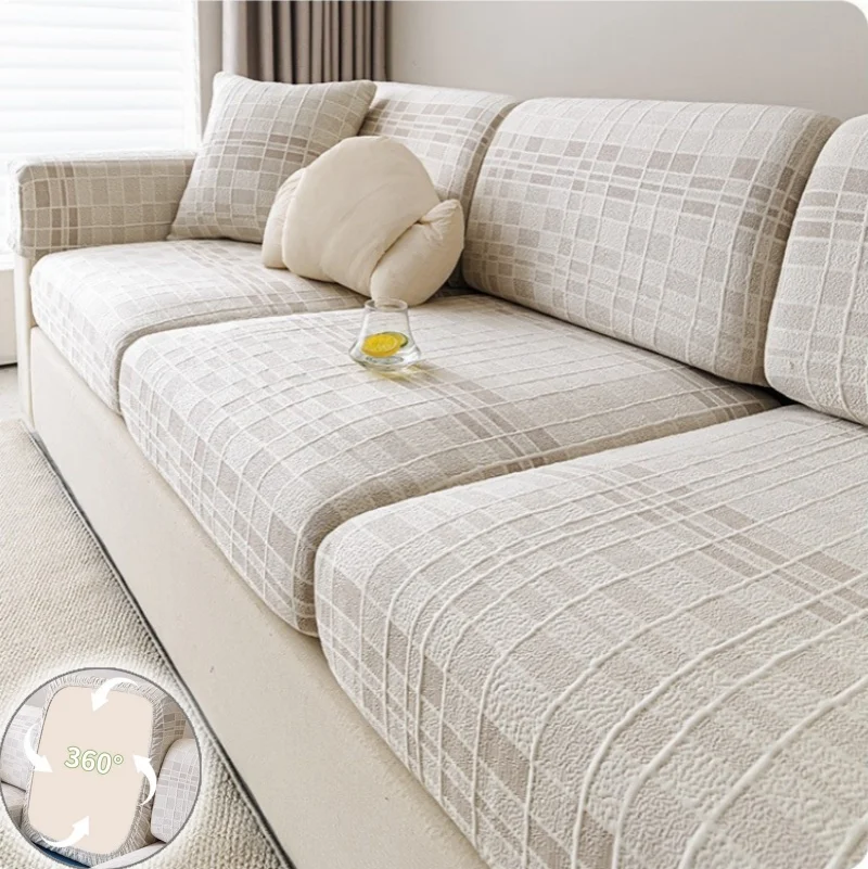 الصيف بارد الجليد غطاء أريكة من الحرير مرونة العالمي المضادة للقطط خدش الأريكة وسادة تغطي عدم الانزلاق L-شكل الغلاف حامي