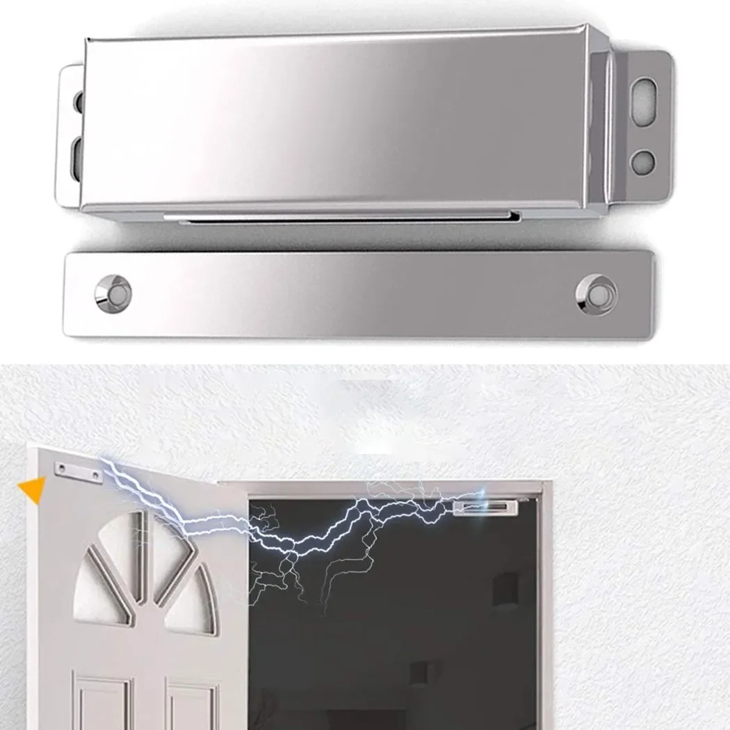 Cabinet Magnetic catch hardware Catch Cabinet 01A Models 1pc Stainless Steel Balcony Furniture Kitchen Magnets Chrome Cupboard