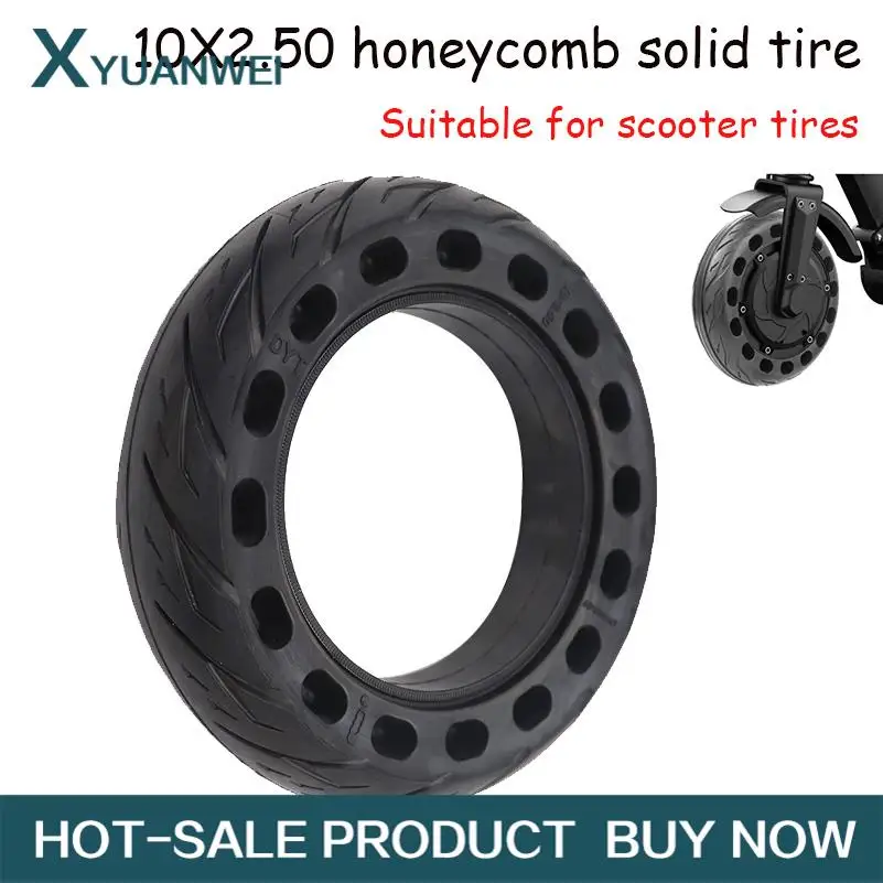 

10x2.50 tubeless solid tire suitable for 10 inch electric scooter tires