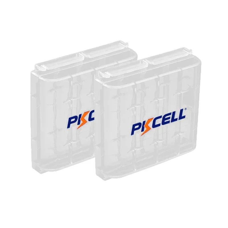 10PC 4 Slot Scatola di immagazzinaggio batteria AA AAA Custodia in plastica dura Custodia protettiva con clip per scatola di immagazzinaggio batteria AA AAA