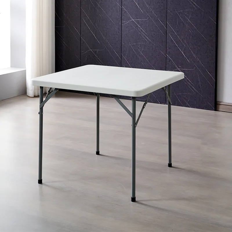 

Folding square Simple mahjong Household dining Outdoor portable foldable square table Rental room square