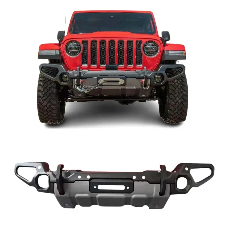 Premium Front Bumper Fits Jeep Wrangler JL & Gladiator JT 2018+ Offroad Parts