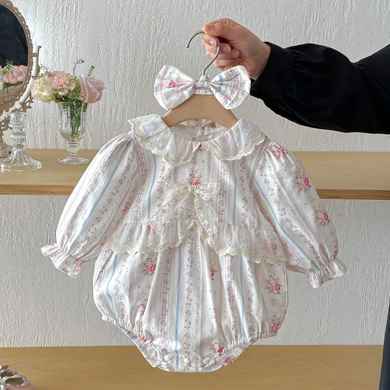 

Весеннее платье-сарафан для девочек с бантом, цельное, в стиле принцессы, для малышек, для сестер, в иностранном стиле, тематическое платье