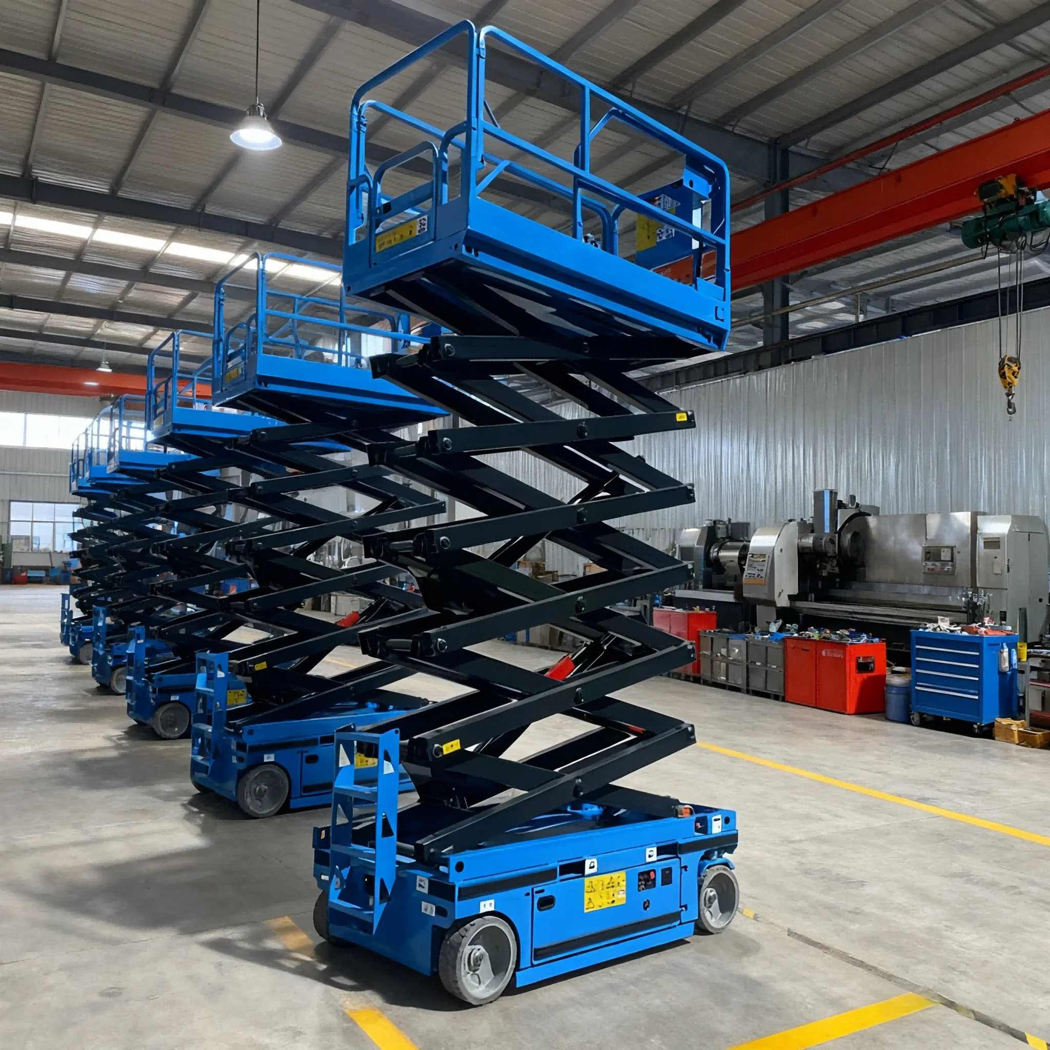 3-6 Meters Mini Self-propelled Electric Scissor Lift, Smart with CE Certification, Lightweight Portable, Aliexpress Best Seller