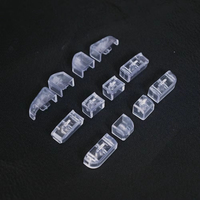 3 sets Transparent Back Keycaps Set 3 Height Combo Set ABS Replacement Back Button Set Translucent for TRIMUI BRICK