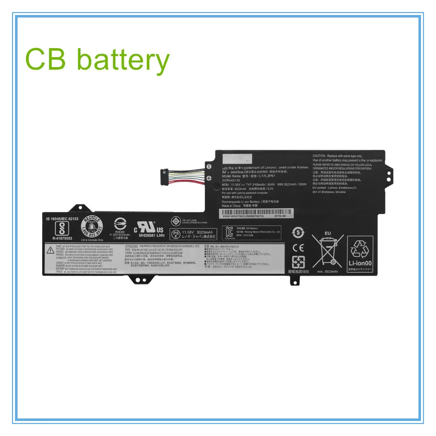 

Original quality for New-36Wh-L17C3P61-Battery-for7000-13-L17L3P61-3ICP4-43-110-Series-Laptop New-36Wh-L17C3P61