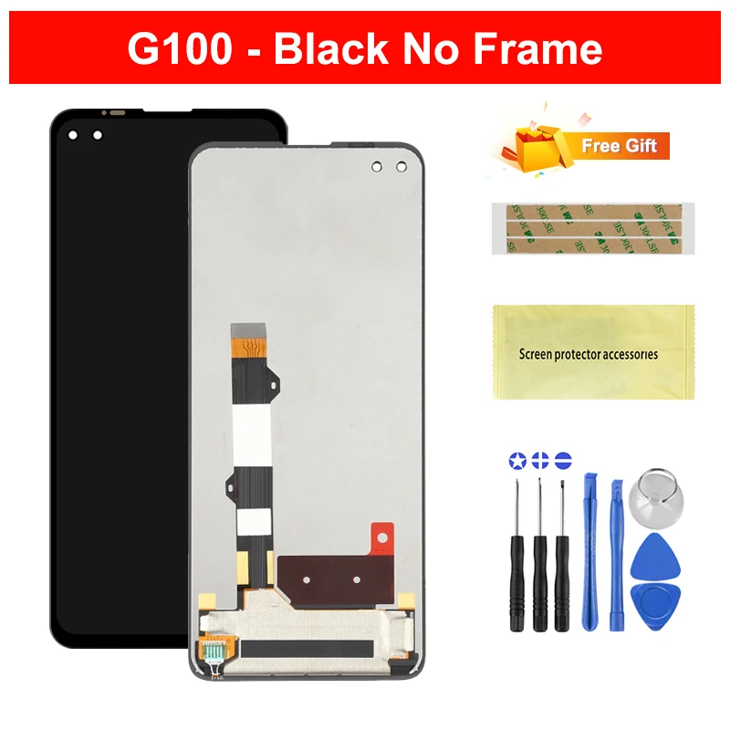 For Motorola Moto G30 G50 G60 LCD Display Touch Screen Digitizer withFrame,For MotoG10 G20 G30 G100 Display Replacement