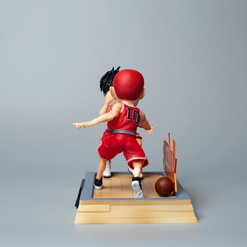 SLAM DUNK Action Figure Anime Sakuragi Hanamichi Rukawa Kaede GK Century High Five Q Version PVC Model Collection Boys Gift Toys