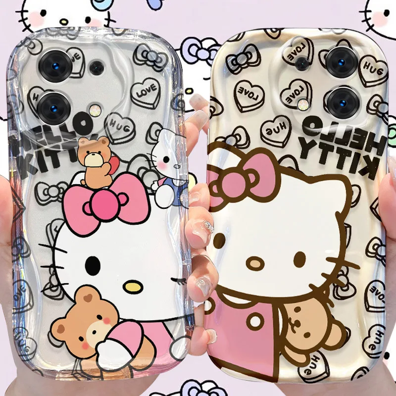 Sanrio Hello Kitty Case for Xiaomi Redmi Note 13 12 11 Pro Plus 4G 5G 13C 12C Turbo 12S 11S 10 9 11A 9C Shockproof Cover Funda