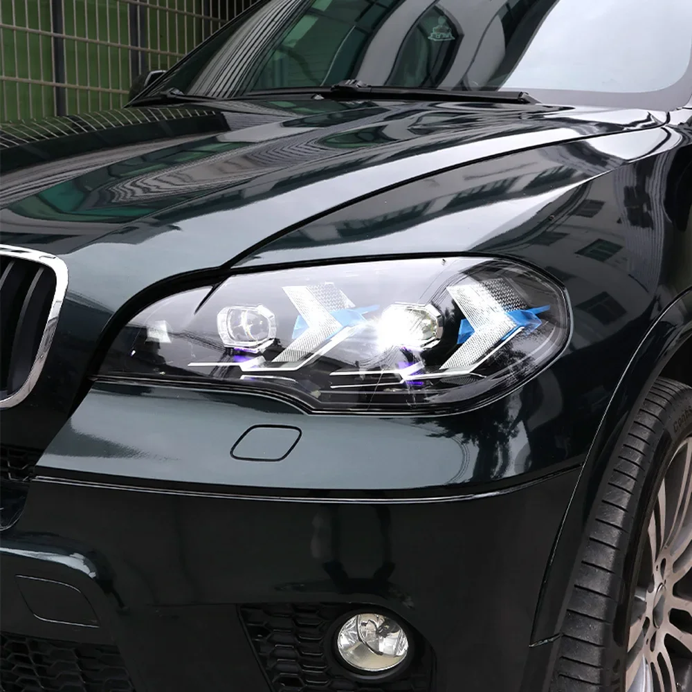 

For Bmw X5 E70 30I 35I 40I 2007-2013 Auto Front Lamps Assembly Upgrade Startup Effect Projector Lens Car Tools Accessories