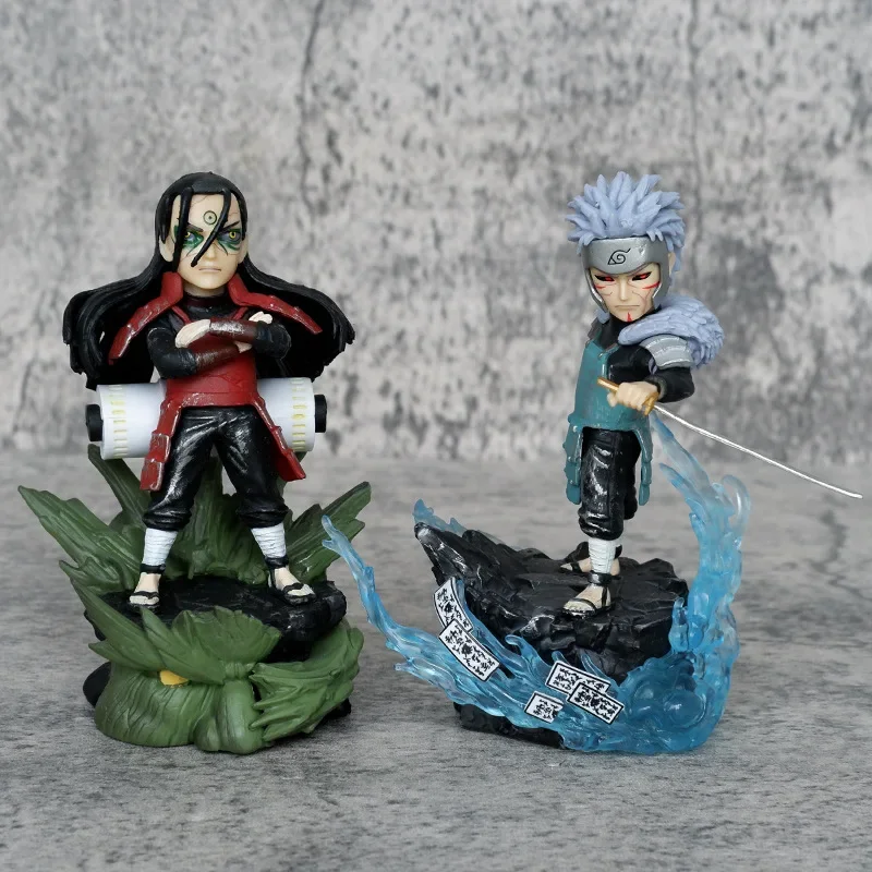 

11cm Naruto Anime Figure Senju Hashirama Tobirama Action Figures YeKai Figurine Doll PVC Statue Model Ornament Decoration Toy
