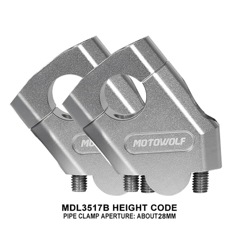 Motorcycle Handlebar Heightening Riser Bar Clamp Mount Fits For YAMAHA FZ6 S2 FZ 6 FAZER MT-07 MT-09 MT07 MT09 MT 07 MT 09 - Image 4