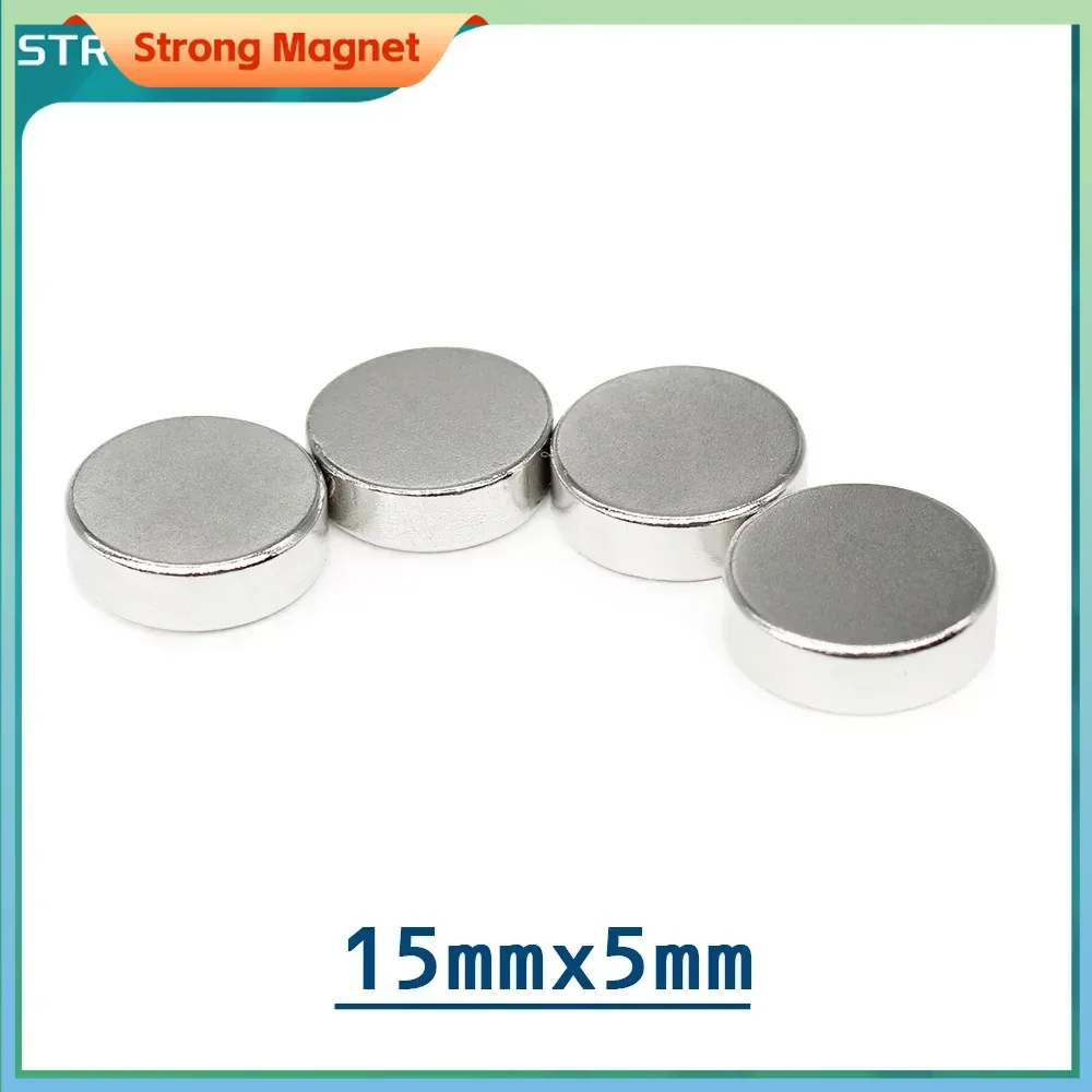 5/10/20PCS 15x5mm Round Powerful Strong Magnetic Magnets 15mm X 5mm Permanent Neodymium Magnet Disc Search Magnet