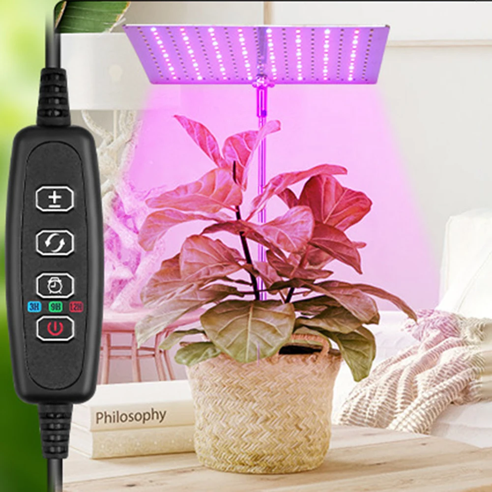 

LED Plant Growth Lamp USB Charging Plant Fill Light Dimmable Indoor Grow Light for Seedling Green Plant Aquarium Succulent
