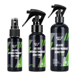 Car Rain Repellent Glass Hydrophobic Coating Self Cleaning Water Repellent Nano Ceramic Spray Fit for Visor Windshield Mirror