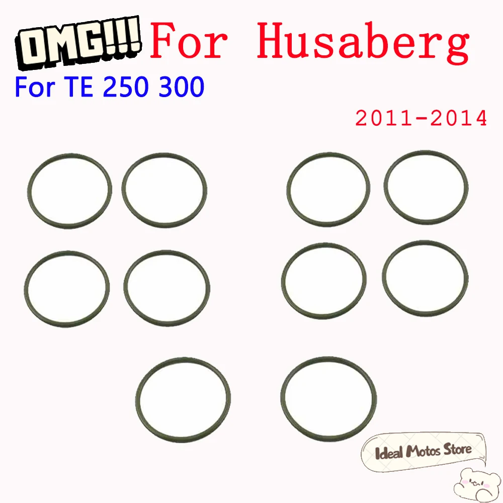 

For KTM SX EXC XCW MXC Freeride Husqvarna TE TC 250 300 Exhaust Manifold Gasket Seal High Quality FKM Fluororubber Rubber O-Ring