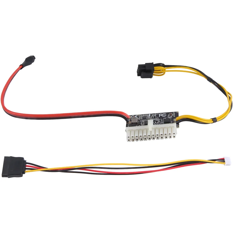 

B23B Высокая мощность 300 Вт 12 В постоянного тока 5,5X2,5 мм Входной блок питания DC-ATX Переключатель Pico ATX Блок питания для майнинга 24Pin MINI ITX DC ATX 12 В 300 Вт Блок питания