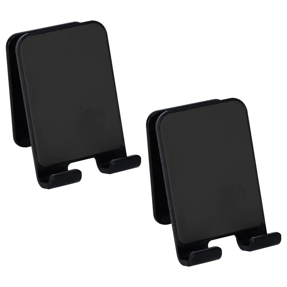 2 soportes adhesivos para teléfono, para montar en la pared, con base para cargar teléfonos móviles, soporte para smartphones y tableta, ideal para la oficina o el dormitorio.