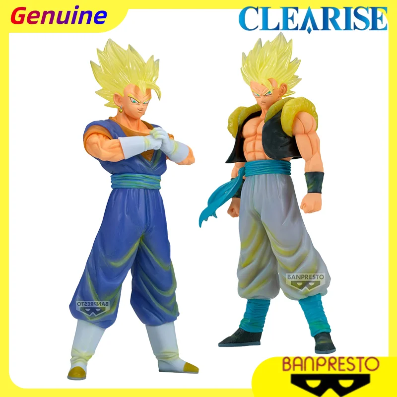 【أصلي 100%】BANDAI BANPRESTO CLEARISE Dragon Ball Super Gogeta & Vegeta Collection Series نموذج ألعاب هدايا شخصيات كرتونية