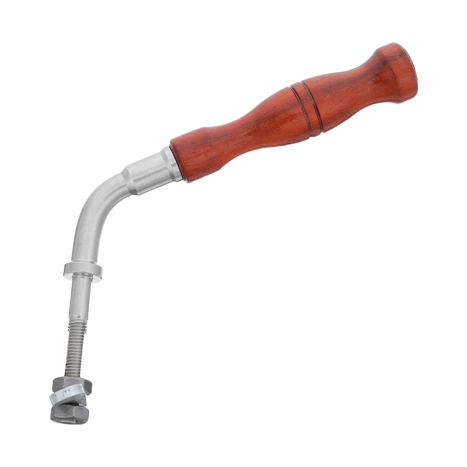 Heat Resistant Stove Door Pull Handle Fireplace Metal Handles Boiler Door Burner Assembly for Stove Replacement Parts Hardware