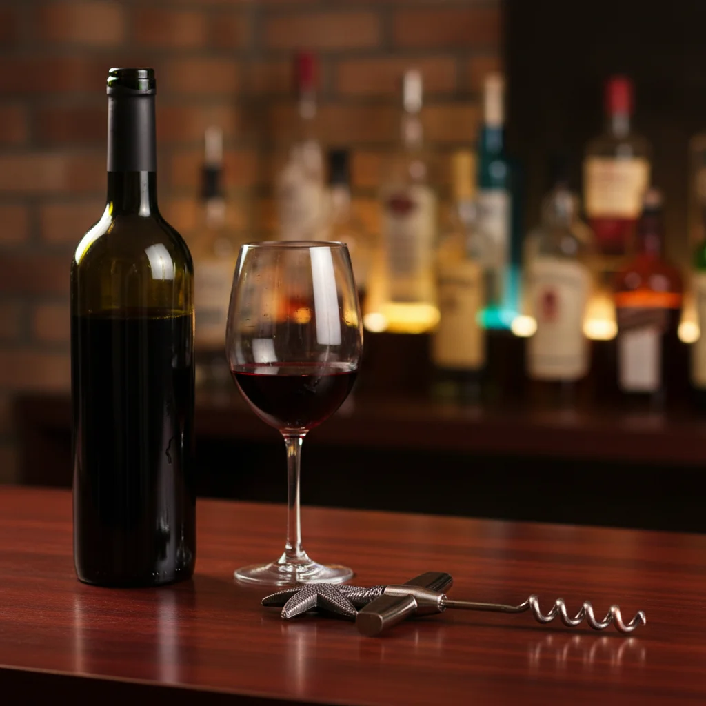 Zinc Alloy Wine Opener for Home Bar Restaurant Wine Lovers Gift Creative Starfish Corkscrew Durable Professional Tool