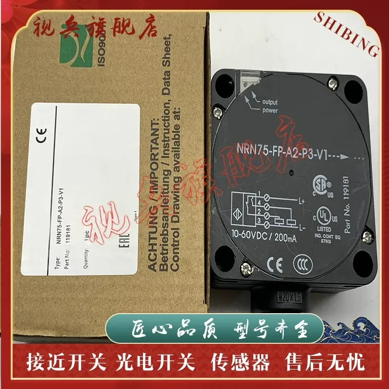 New NRN75-FP-A2-P3-V1 NRN75-FP-A2-C-P3-V1 Proximity Switch Sensor for Industrial Automation