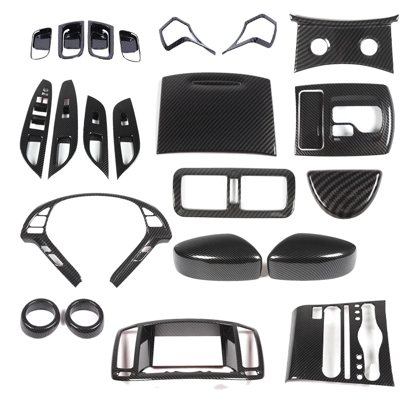 

ABS carbon fiber Car steering wheel button frame, central control gearbox decorative frame for Infiniti G Series G25 G37 2007-13