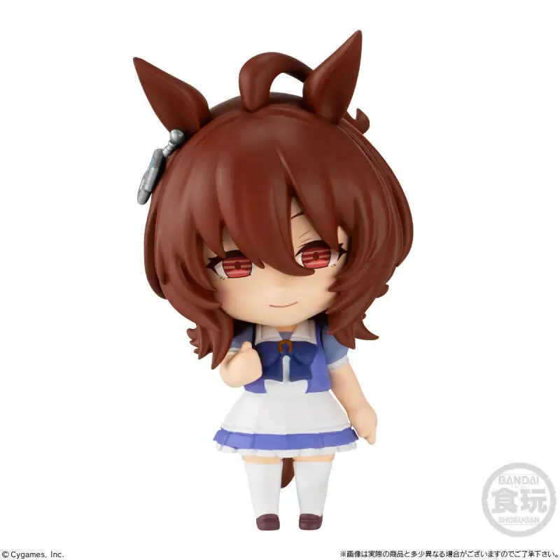 Bandai Tersedia Original Candy Toy Series Uma Musume Vodka Kyoto Race Okawa Akagi Suzuka Mambo 3rd Wave Pvc Mini Model Toys Gift