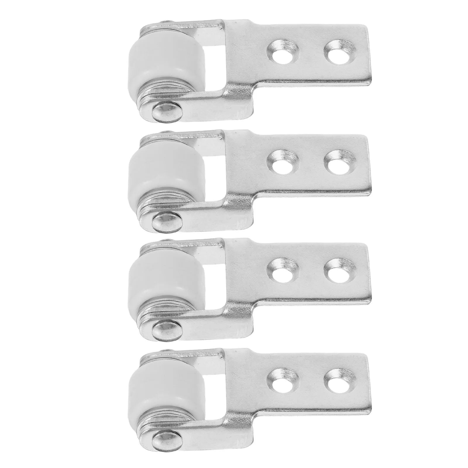4Pcs Ultraquiet Nylon Sliding Door Guide Rollers for Patio Doors Dining Tables Wardrobes Effortless Gliding Floor Protection