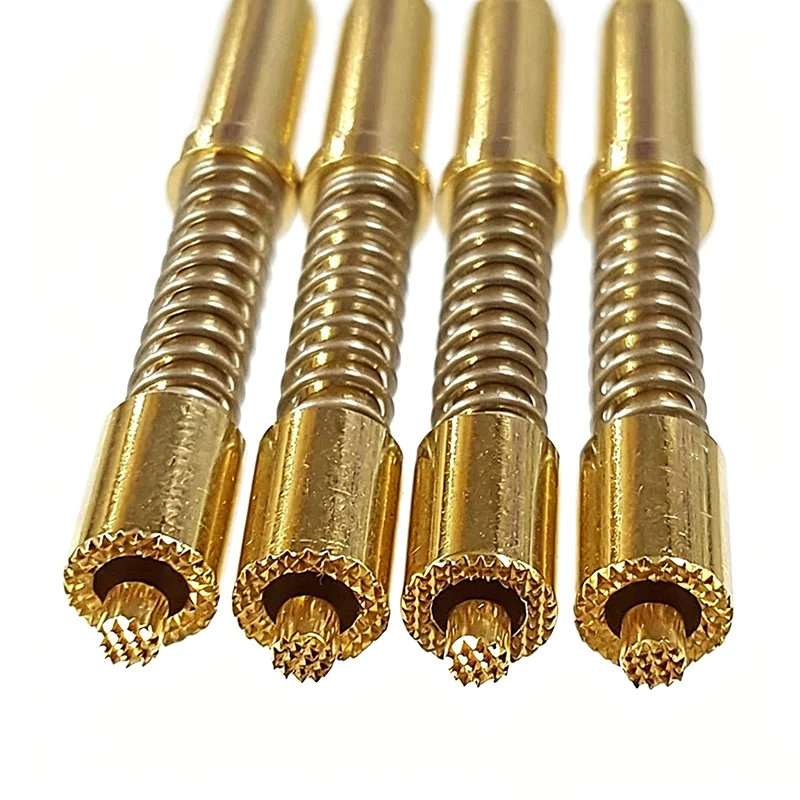 1PCS 16A High Current Coaxial Probe 420X4450H Plum Blossom Head Integrated Telescopic Spring Test Pin High Current Needle
