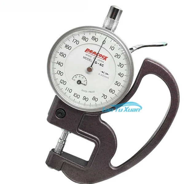 G-6C/7C micrometer thickness gauge Japanese Peacock PEACOCK thickness gauge film weaving fiber G-type thickness gauge