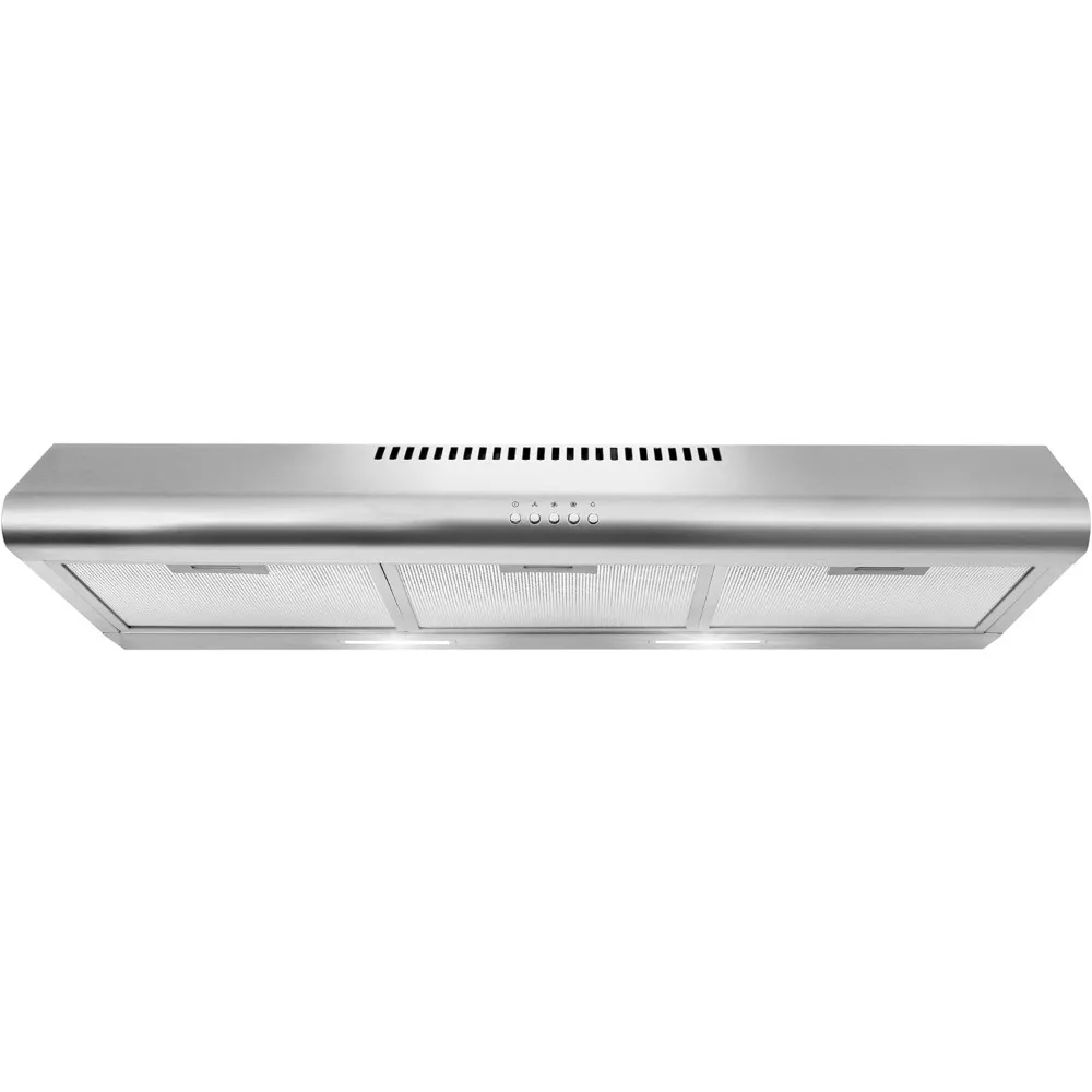 COS-5MU36 Under Cabinet Range Hood Ductless Convertible Duct, Slim Kitchen Stove Vent with, 3 Speed Exhaust Fan