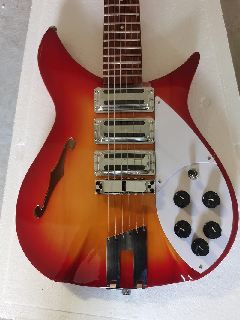 High quality Ri ckenbacker 325 electric guitar, , three-piece pickup, In stock，Fast delivery