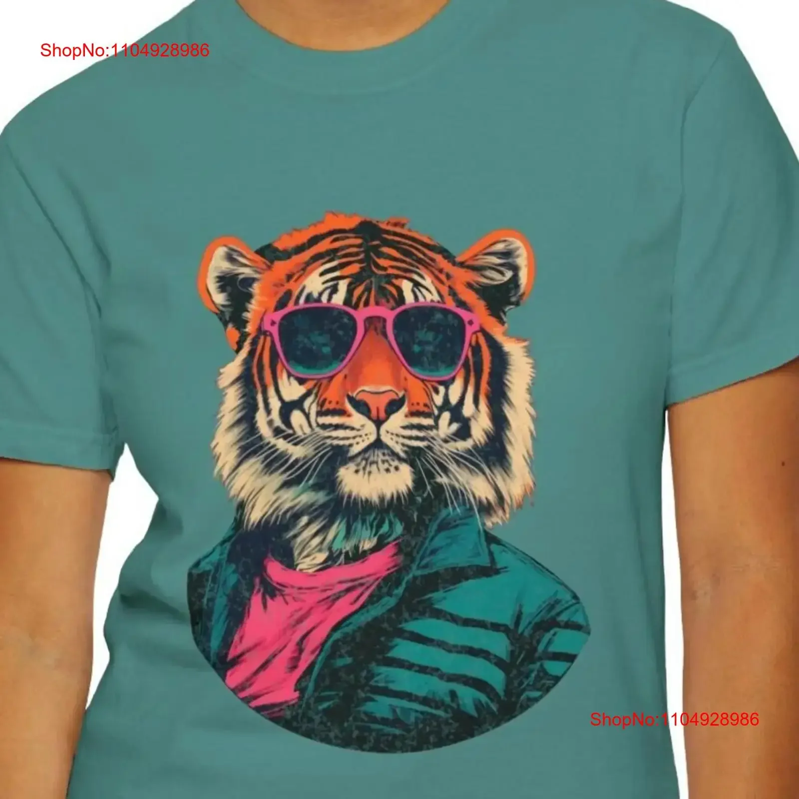 تي شيرت النمر Y2K ملابس الشارع تي شيرت النمر للحيوانات الروح Theiran قميص مغسول للارتداء اليومي موضة غير رسمية متعددة الاستخدامات #1